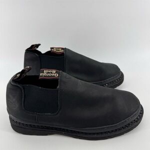 Georgia Boot Men's Black Slip-On Shoes Size 14W Casual